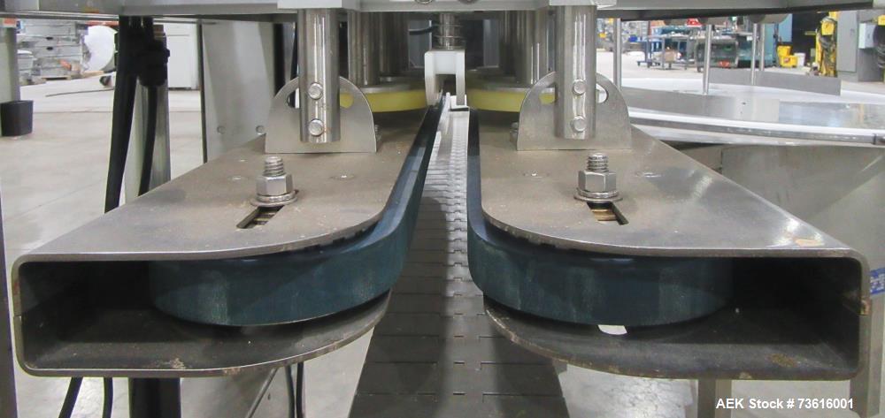 Complete Accutek Filling Line with Rotary Tables & Conveyor System