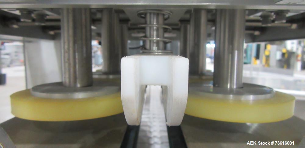 Complete Accutek Filling Line with Rotary Tables & Conveyor System