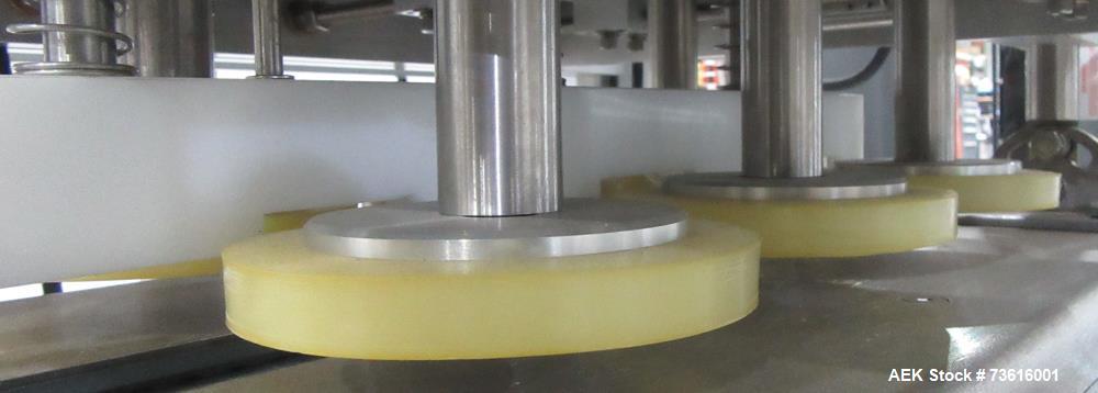 Complete Accutek Filling Line with Rotary Tables & Conveyor System