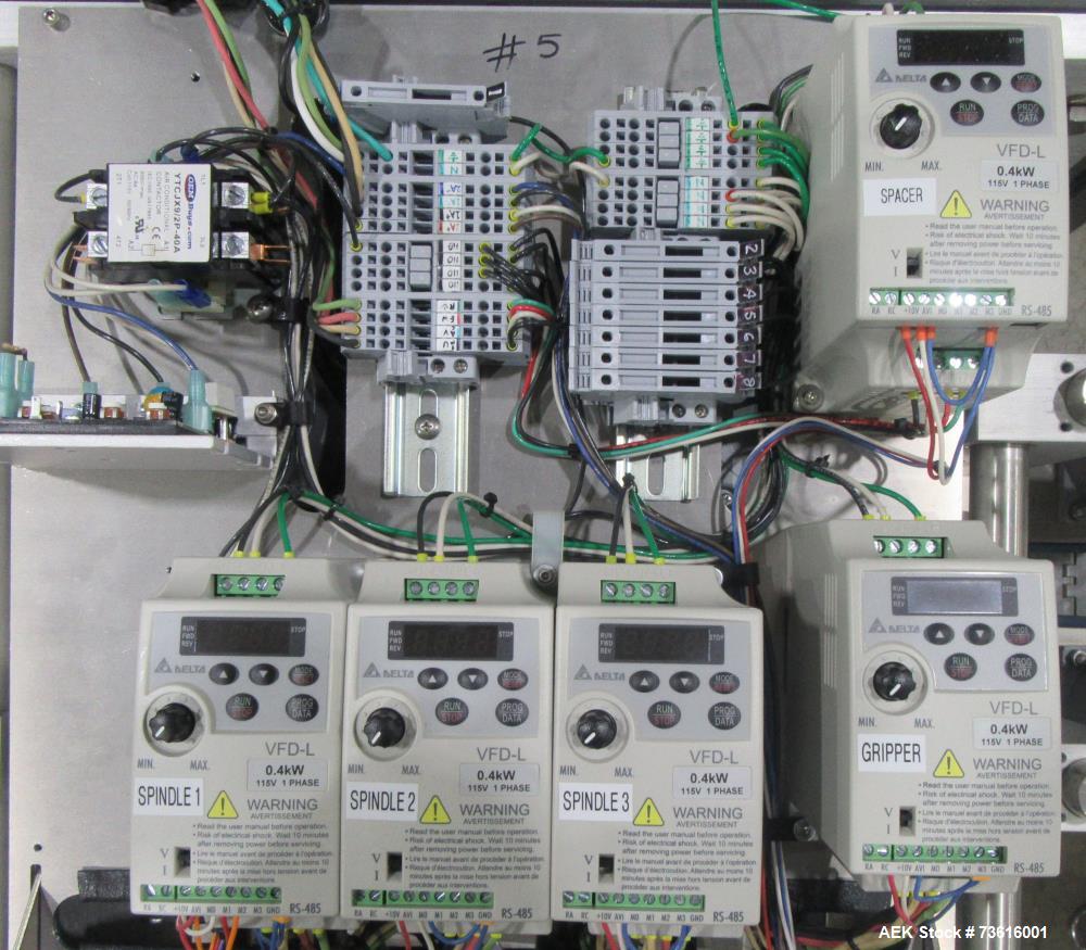 Complete Accutek Filling Line with Rotary Tables & Conveyor System