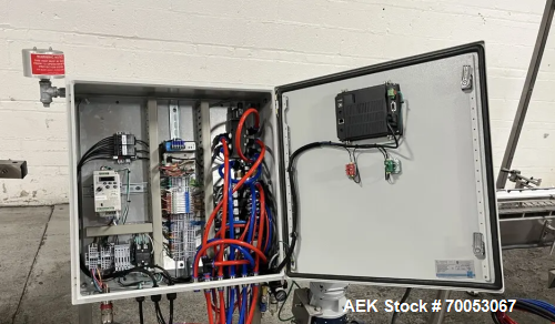 Used Accutek Automatic Piston Filling Line – 10 Head AVF10, Capper, Labeler, Tables – 100 Bottles/Min (2021)