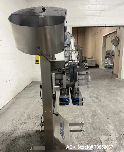 Used Accutek Automatic Piston Filling Line – 10 Head AVF10, Capper, Labeler, Tables – 100 Bottles/Min (2021)