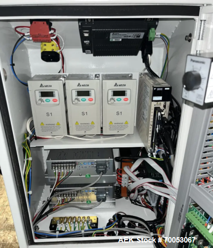 Used Accutek Automatic Piston Filling Line – 10 Head AVF10, Capper, Labeler, Tables – 100 Bottles/Min (2021)