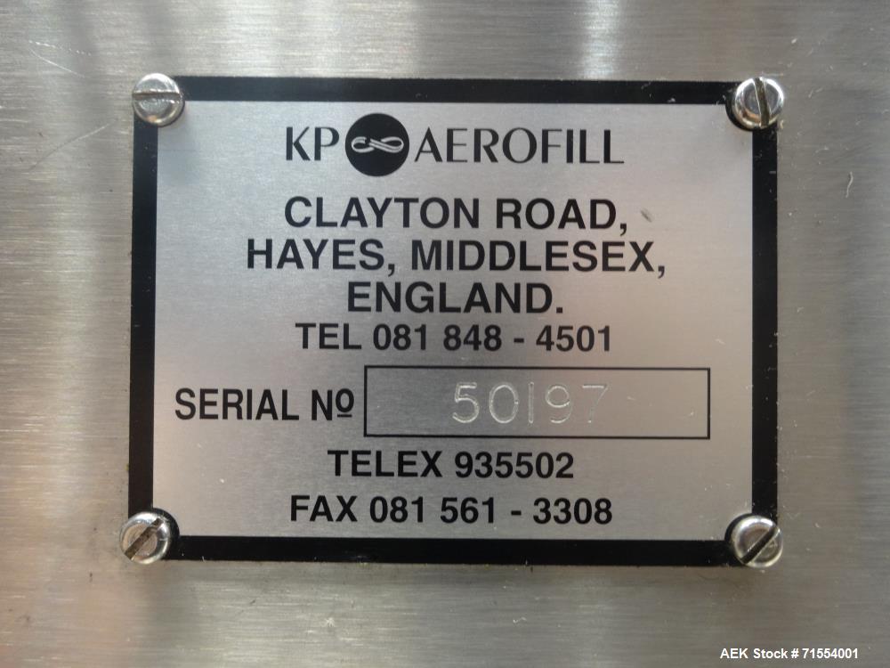 Used Aerofil Model PC18 Aerosol Line with Gashouse