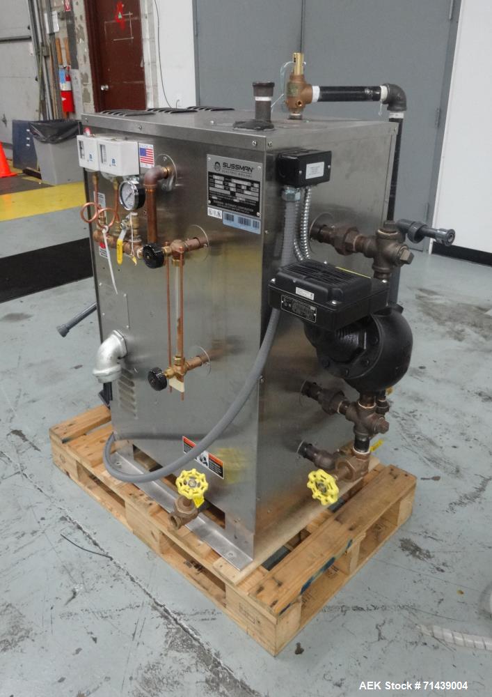 Used Alcoa 8 Head Inline Pressure Gravity Filling And Sleeving Line
