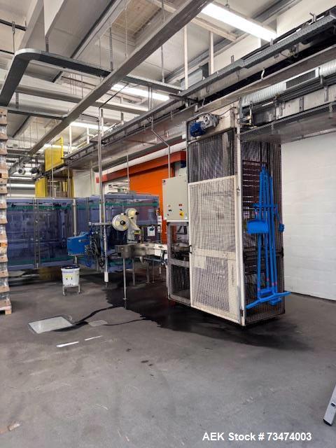 Used ABB / Bartolaso / Krones Glass Bottle Filling Line – 12,000 BPH, Multi-Volume, X-Ray, Labeling, Packing & Palletizing