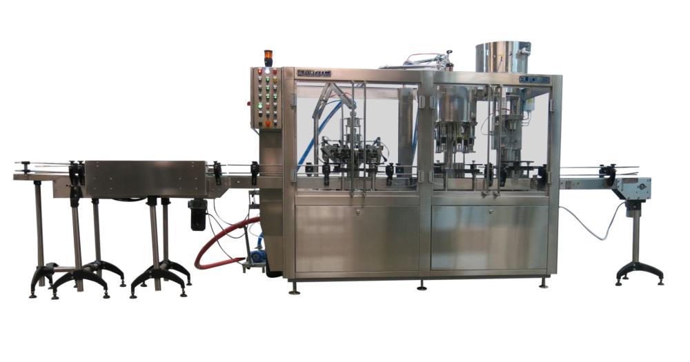 Used Borelli Bottling Line, Model KA910VO.