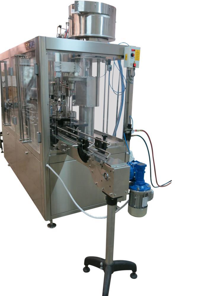 Used Borelli Bottling Line, Model KA910VO.