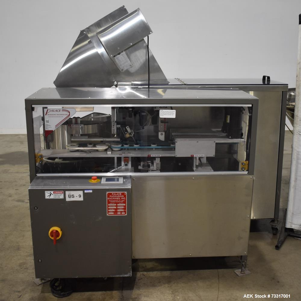 Used Capmatic Intrepid Model 4A/X-PP-222 Monoblock Filler, Plugger & Capper – 60 CPM Capacity