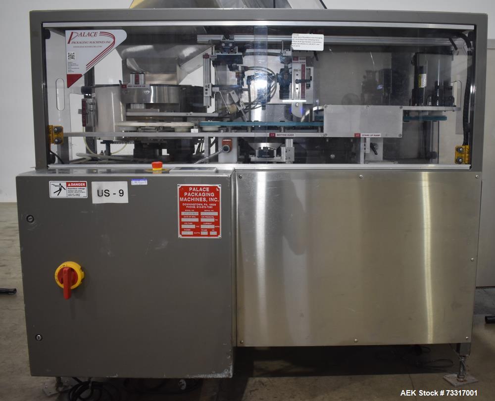 Used Capmatic Intrepid Model 4A/X-PP-222 Monoblock Filler, Plugger & Capper – 60 CPM Capacity