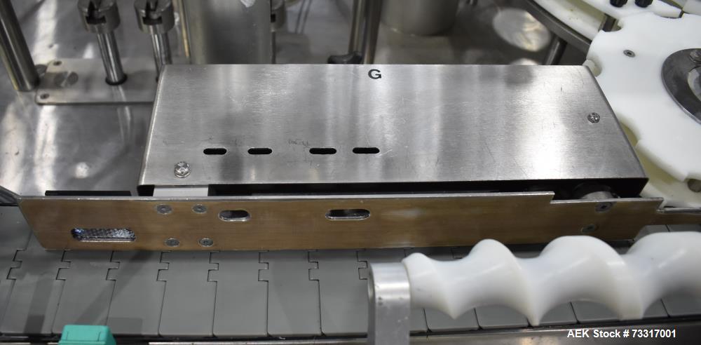 Used Capmatic Intrepid Model 4A/X-PP-222 Monoblock Filler, Plugger & Capper – 60 CPM Capacity