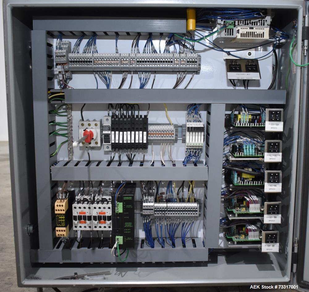 Used Capmatic Intrepid Model 4A/X-PP-222 Monoblock Filler, Plugger & Capper – 60 CPM Capacity