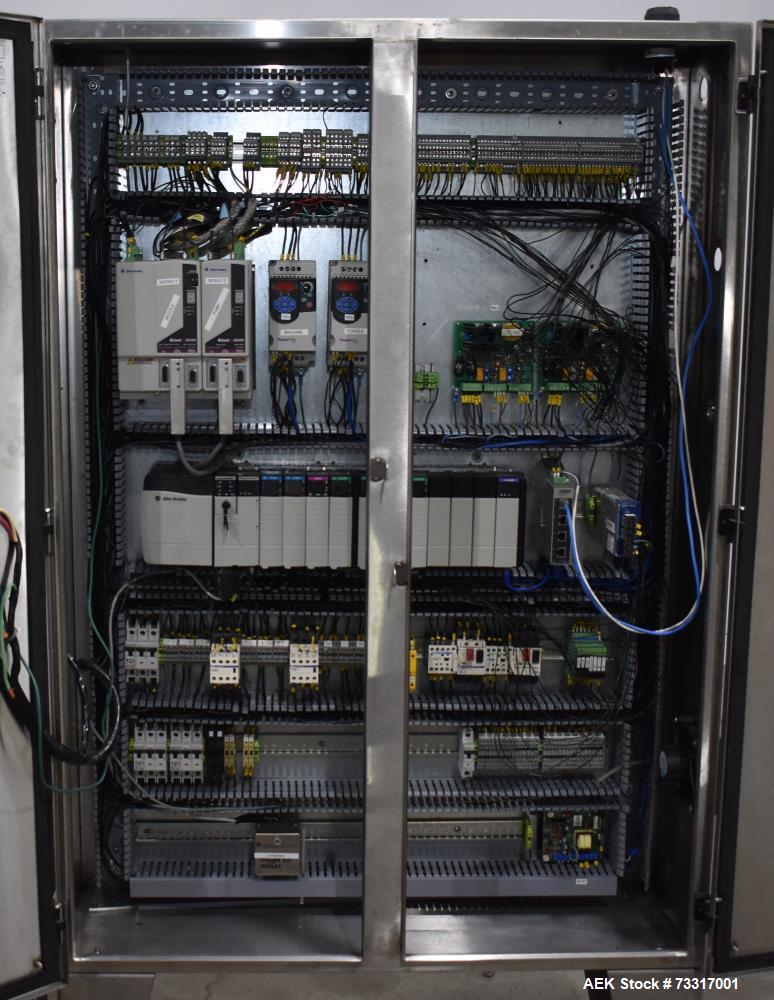 Used Capmatic Intrepid Model 4A/X-PP-222 Monoblock Filler, Plugger & Capper – 60 CPM Capacity