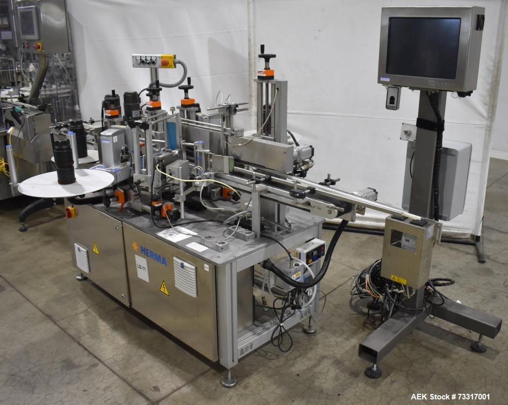 Used Capmatic Intrepid Model 4A/X-PP-222 Monoblock Filler, Plugger & Capper – 60 CPM Capacity