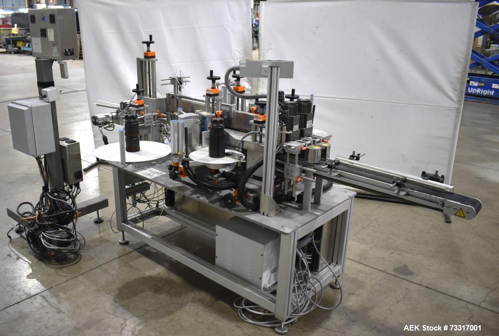 Used Capmatic Intrepid Model 4A/X-PP-222 Monoblock Filler, Plugger & Capper – 60 CPM Capacity