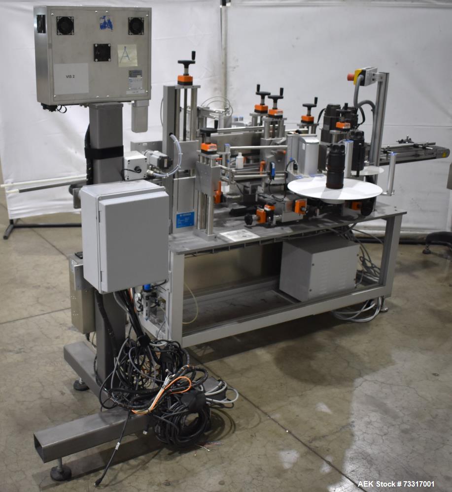 Used Capmatic Intrepid Model 4A/X-PP-222 Monoblock Filler, Plugger & Capper – 60 CPM Capacity
