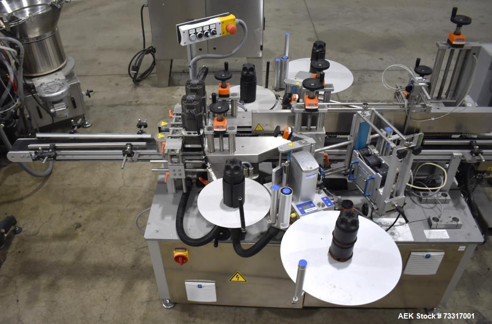 Used Capmatic Intrepid Model 4A/X-PP-222 Monoblock Filler, Plugger & Capper – 60 CPM Capacity