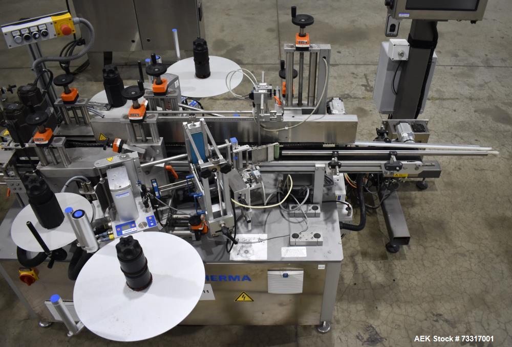 Used Capmatic Intrepid Model 4A/X-PP-222 Monoblock Filler, Plugger & Capper – 60 CPM Capacity