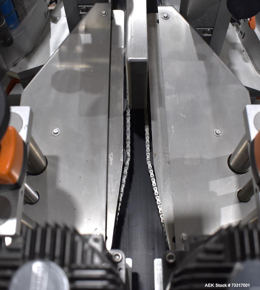 Used Capmatic Intrepid Model 4A/X-PP-222 Monoblock Filler, Plugger & Capper – 60 CPM Capacity