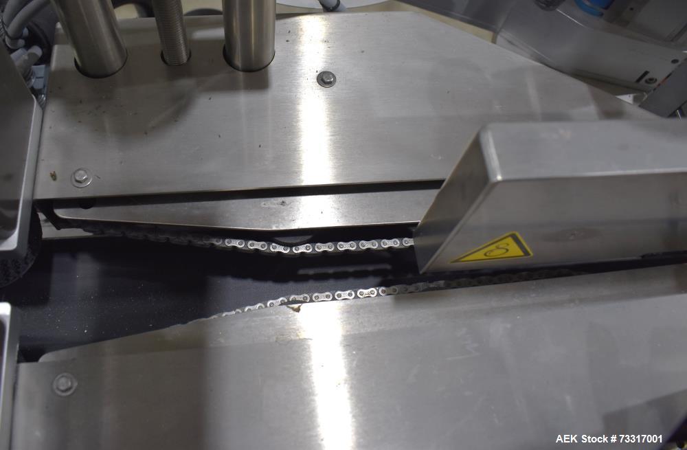Used Capmatic Intrepid Model 4A/X-PP-222 Monoblock Filler, Plugger & Capper – 60 CPM Capacity