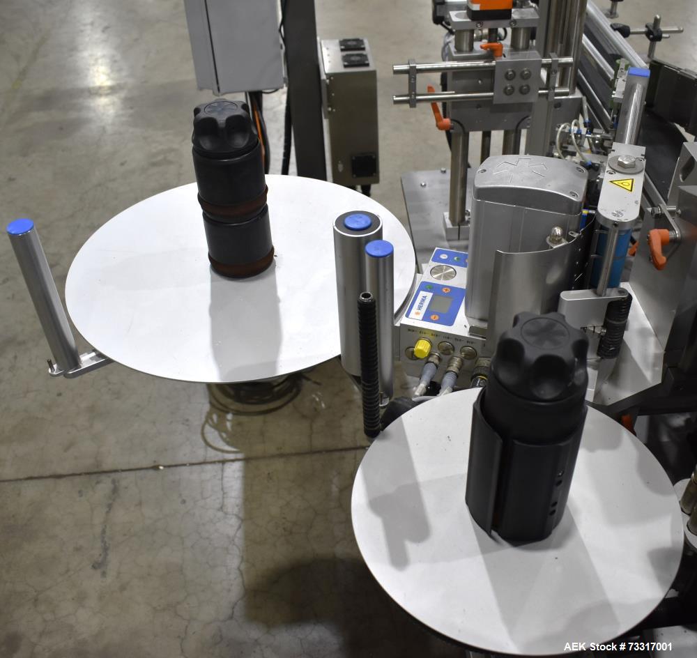 Used Capmatic Intrepid Model 4A/X-PP-222 Monoblock Filler, Plugger & Capper – 60 CPM Capacity