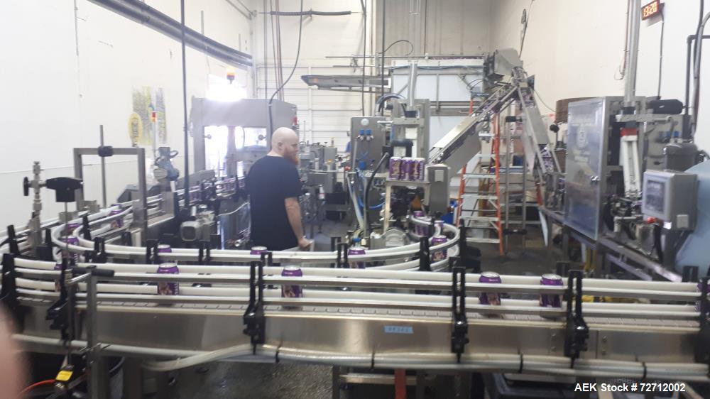 Used Cask Model ACS4.2 Craft Beer Can Filling Line