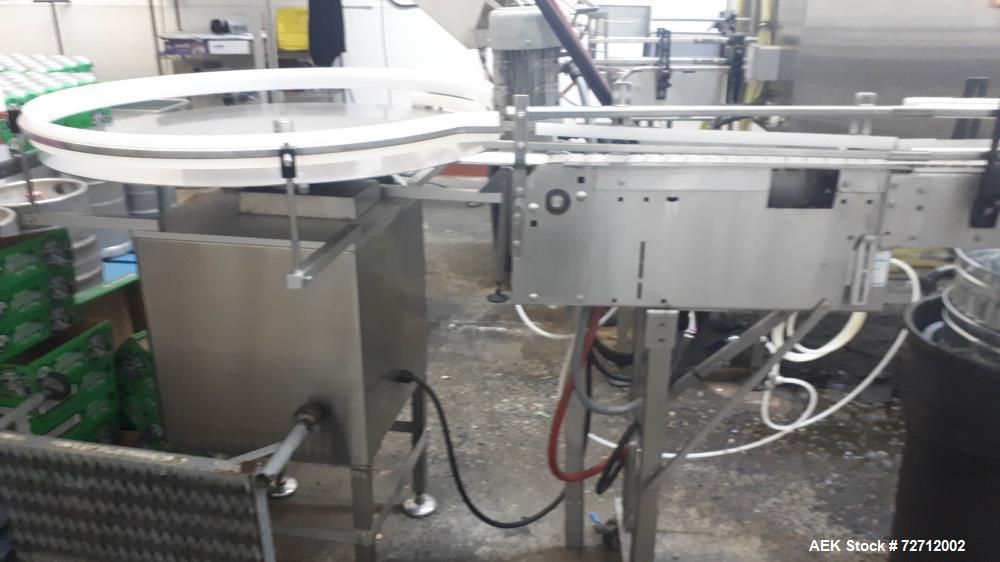 Used Cask Model ACS4.2 Craft Beer Can Filling Line