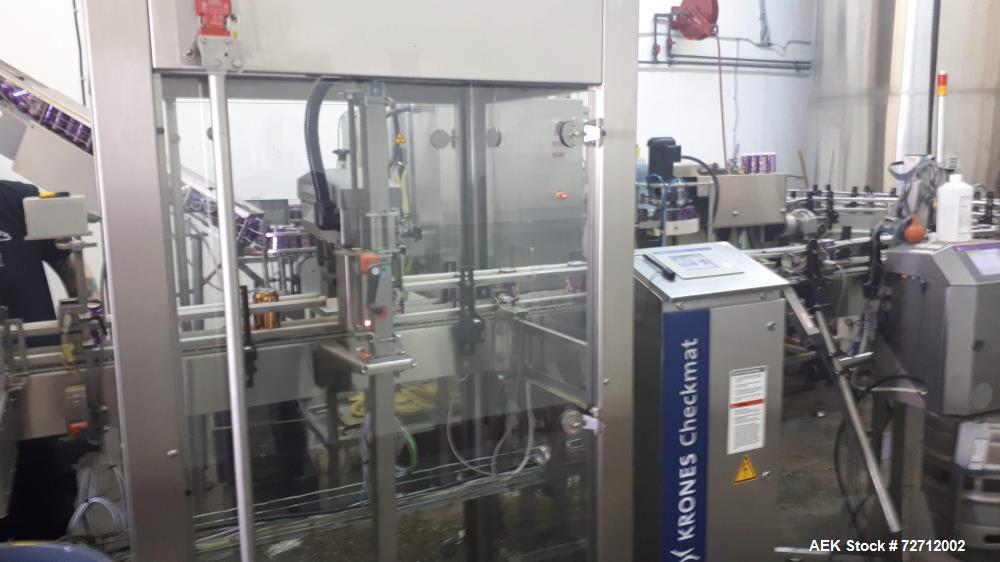Used Cask Model ACS4.2 Craft Beer Can Filling Line