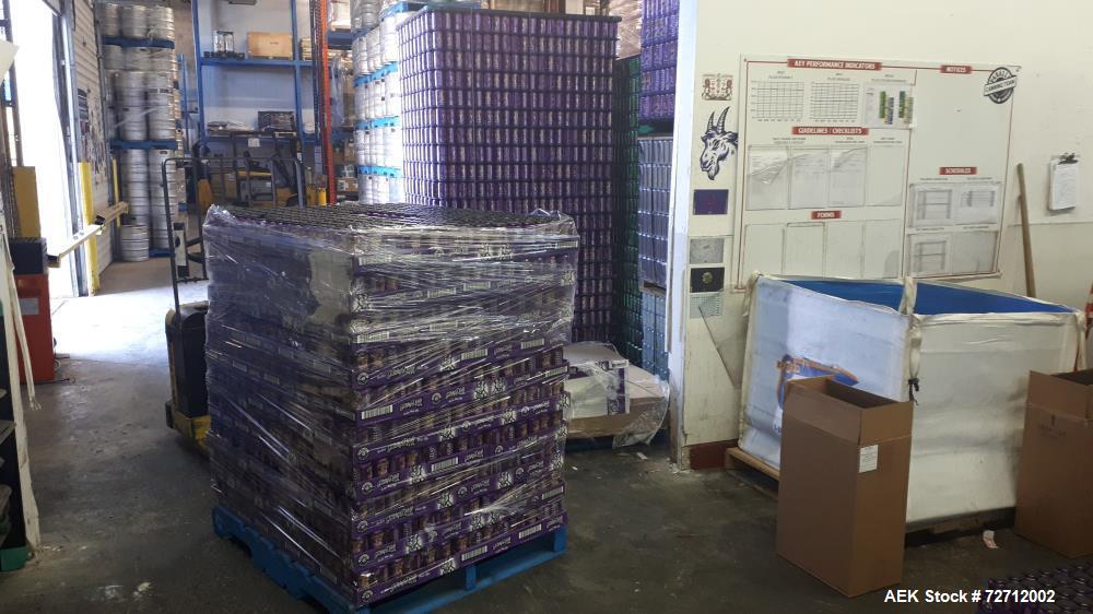 Used Cask Model ACS4.2 Craft Beer Can Filling Line