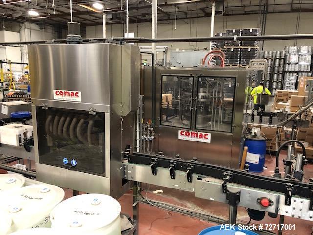Used Comac Rotary Can Filling and Seaming Line