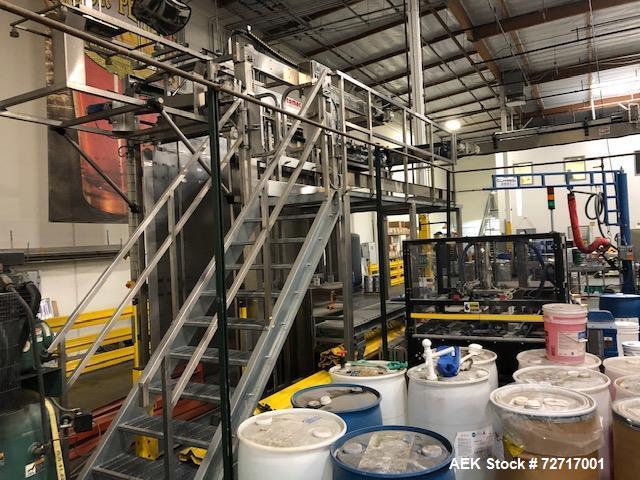 Used Comac Rotary Can Filling and Seaming Line