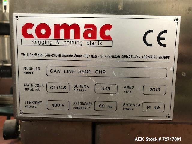 Used Comac Rotary Can Filling and Seaming Line