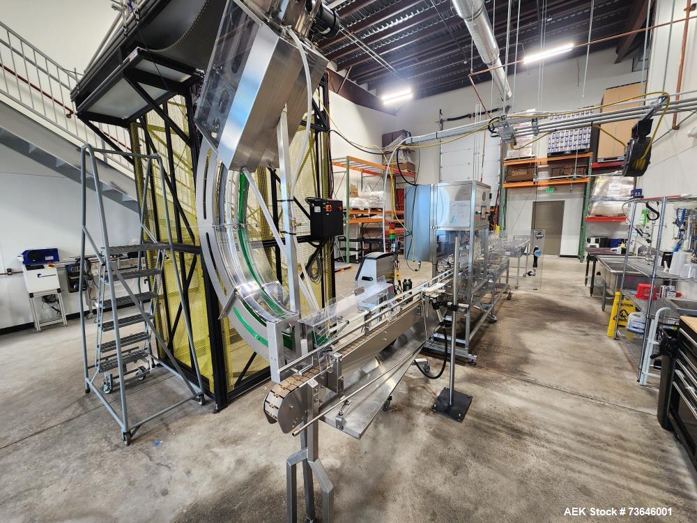 Used ABE CraftCan35 Complete Carbonated Beverage Canning Line | 35 CPM with Brew System & Tanks