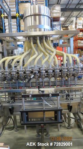 Used E-Pak 12 Head Inline Gravity Pressure Filling Line