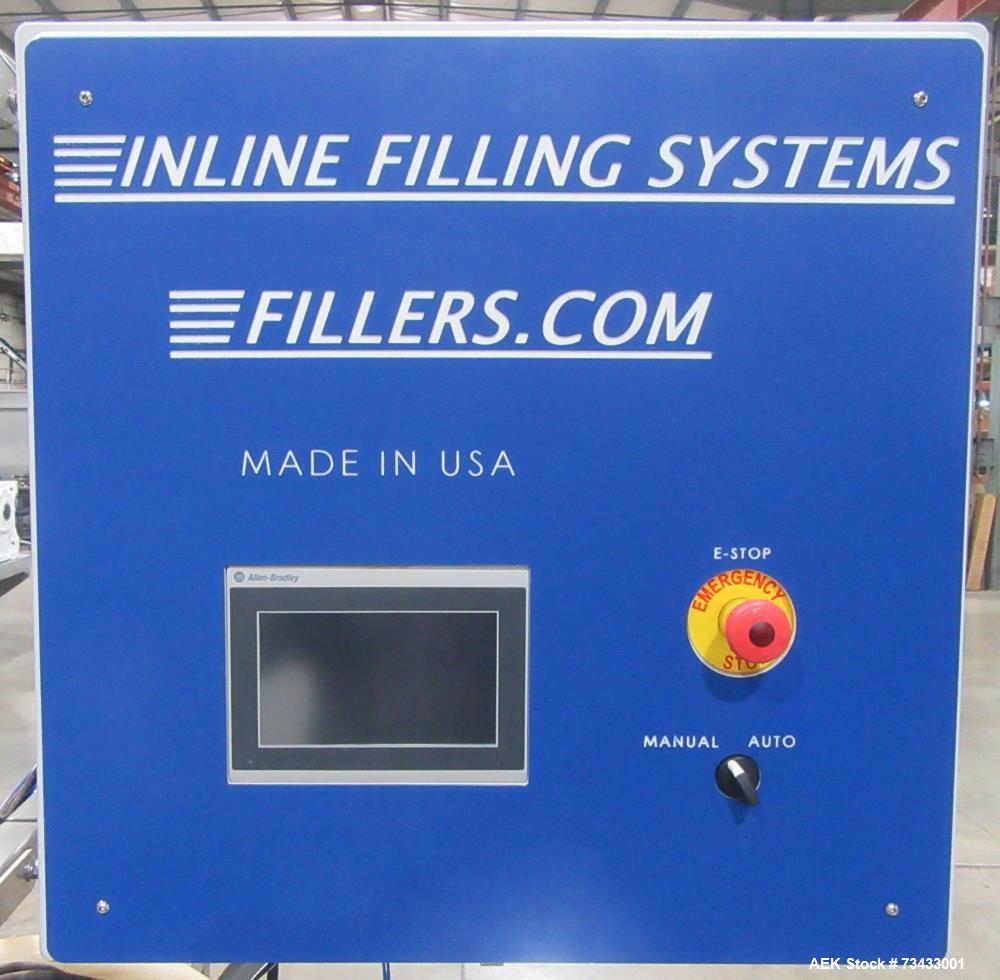 Complete Inline Bottle Filling and Packaging Line – Overflow Filler, Capper & Labeler