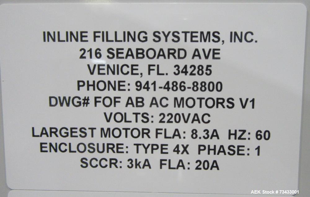 Complete Inline Bottle Filling and Packaging Line – Overflow Filler, Capper & Labeler