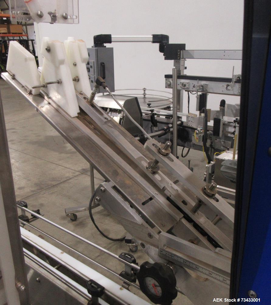 Complete Inline Bottle Filling and Packaging Line – Overflow Filler, Capper & Labeler