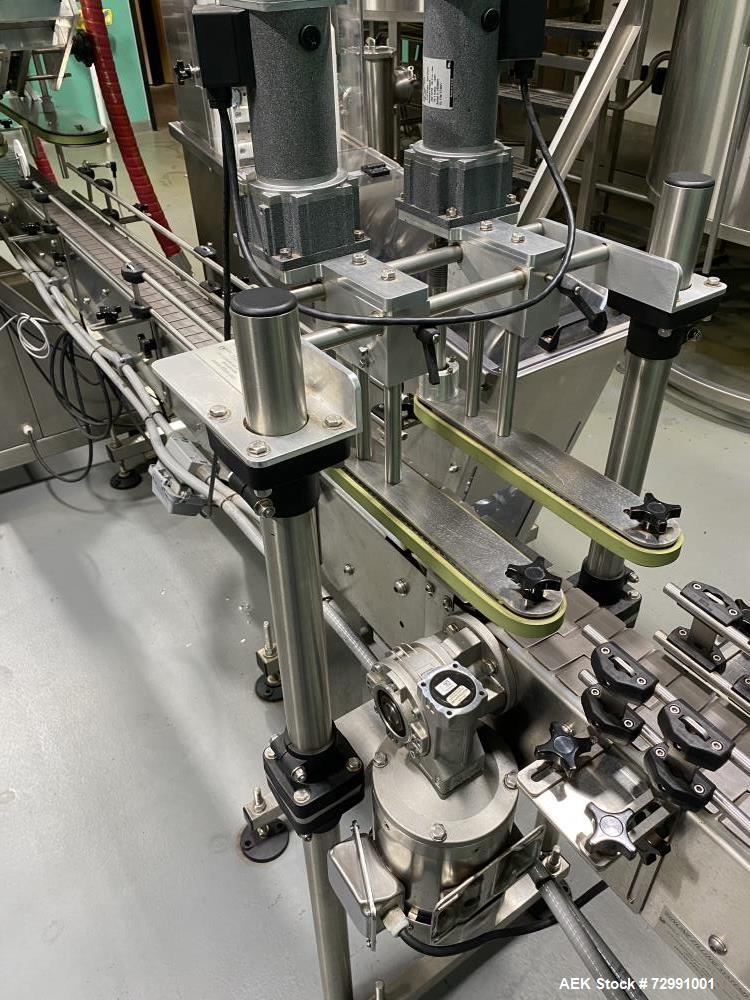 Complete 64oz & 32oz Bottle Packaging Line – Inline Filler, Capper, Labeler, and Coder
