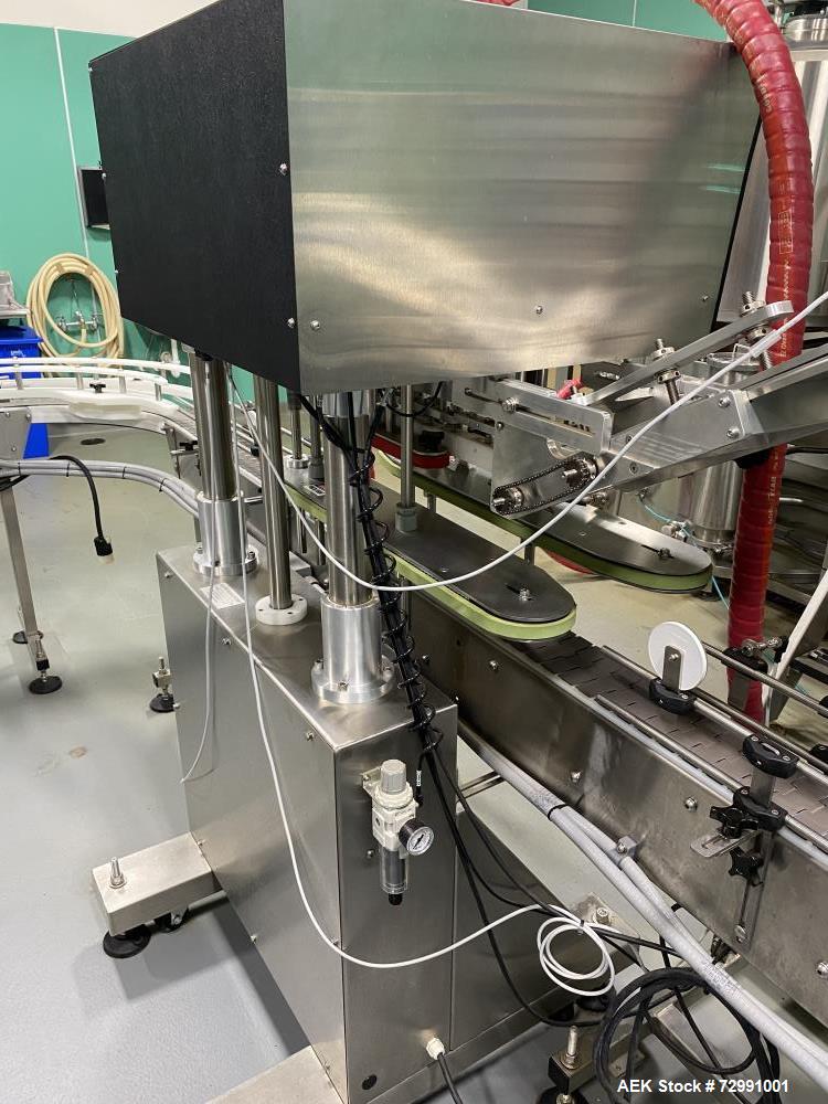 Complete 64oz & 32oz Bottle Packaging Line – Inline Filler, Capper, Labeler, and Coder