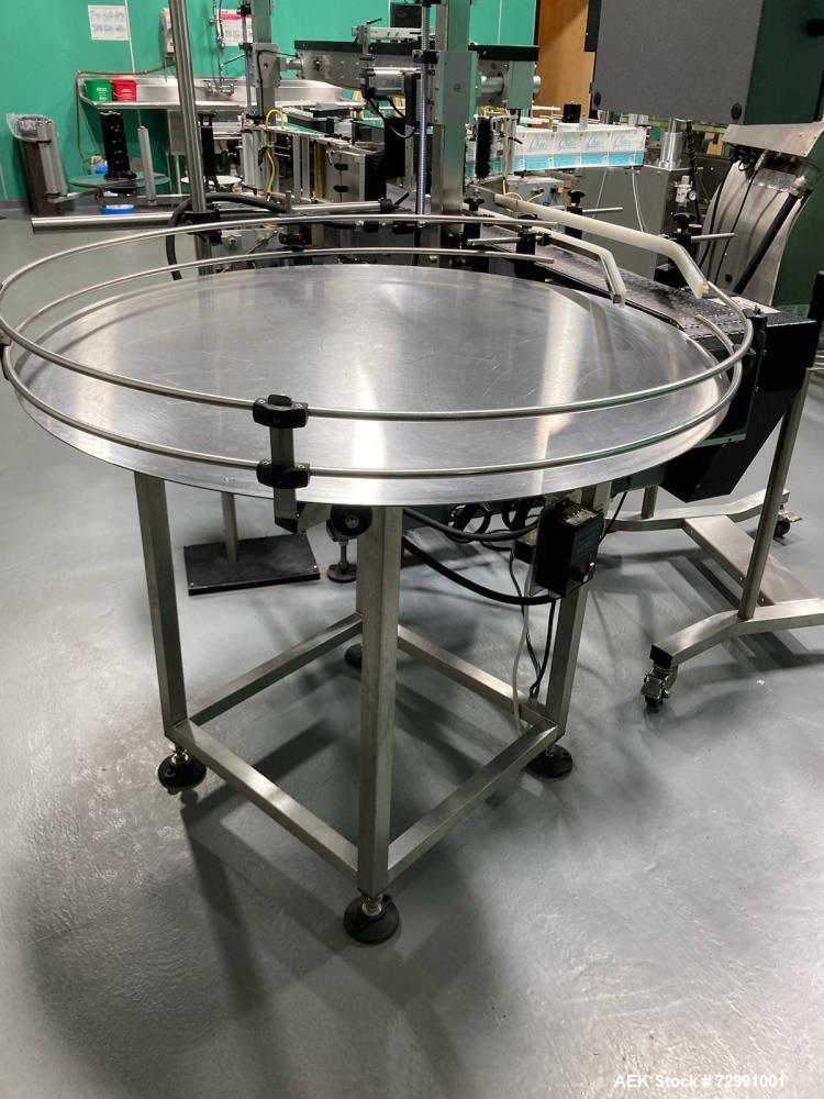 Complete 64oz & 32oz Bottle Packaging Line – Inline Filler, Capper, Labeler, and Coder