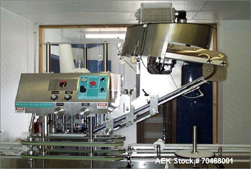 Used Inline Filling Systems Bottle Filling Traying and Sleeving Line