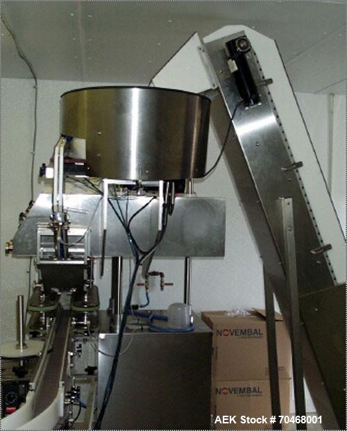 Used Inline Filling Systems Bottle Filling Traying and Sleeving Line