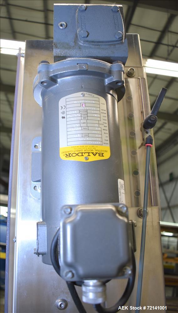 Used Inline Filling Systems Complete Positive Displacement Piston Filling Line.