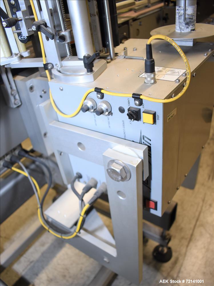 Used Inline Filling Systems Complete Positive Displacement Piston Filling Line.