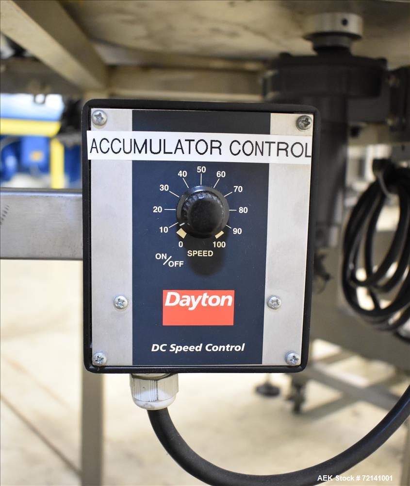 Used Inline Filling Systems Complete Positive Displacement Piston Filling Line.
