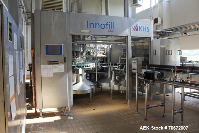 Used KHS Bottling Line for Glass Bottles