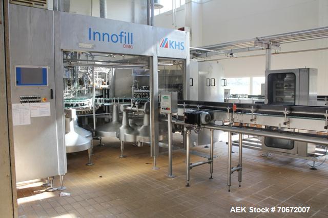 Used KHS Bottling Line for Glass Bottles