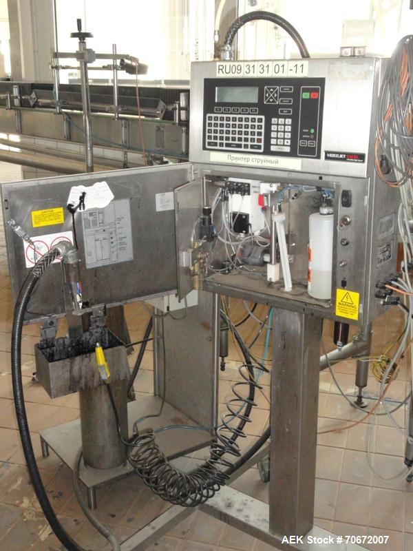 Used KHS Bottling Line for Glass Bottles