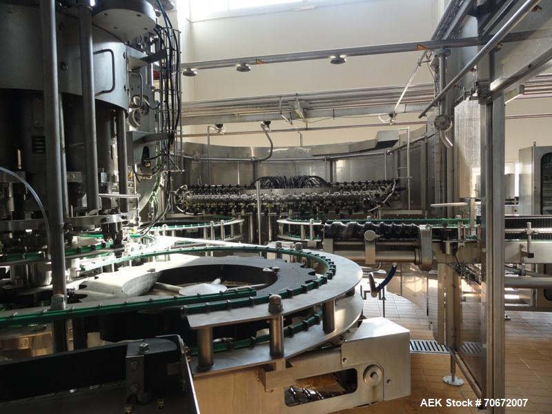 Used KHS Bottling Line for Glass Bottles