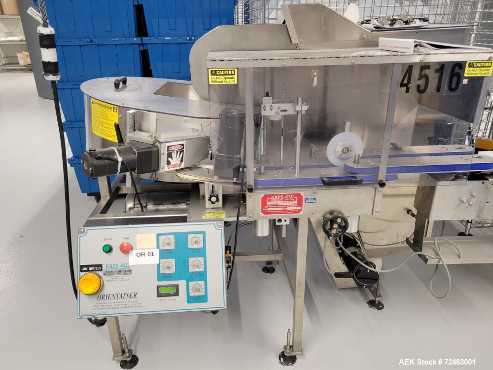Used Kapsall, Filzall and Capmatic Complete Liquid Filling Line